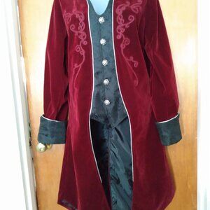 Renaissance Steampunk Coat Tailcoat Jacket Victorian Bridgerton Outlander